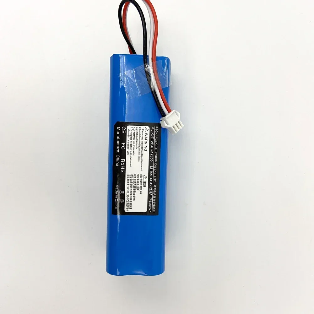 

2026 100% Original For XiaoMi Viomi S9 Lydsto R1 Roidmi Eve Plus 14.4V lithium battery 5200mAh 6800mAh 9800mAh 12800mAh 2026