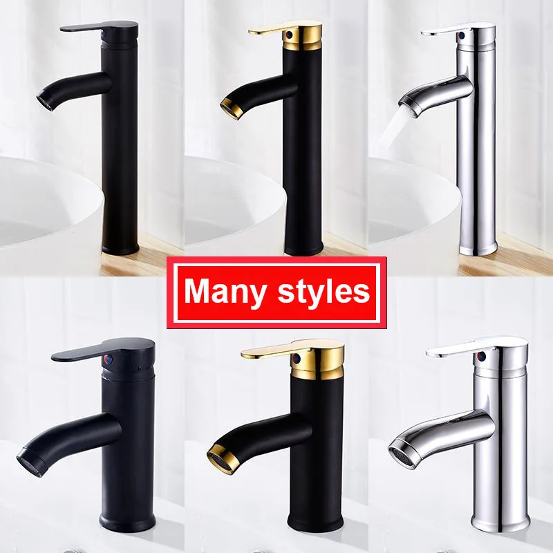 

Black Gold Bathroom Basin Faucet, Stainless Steel Mixer Tap with Honeycomb Bubbler, G1/2 Hot Cold Water Valve for Home Sink