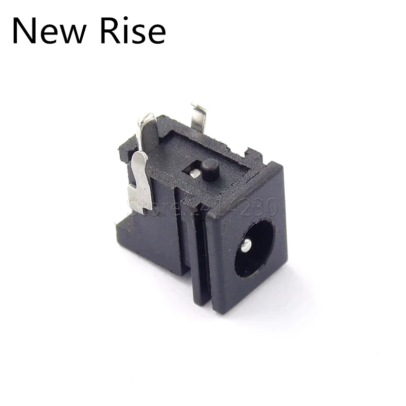 10PCS Horizontal DC Power Socket DC-039 5.1x1.65mm 3Pin DC Charging Port 5.1*1.65mm DC00390