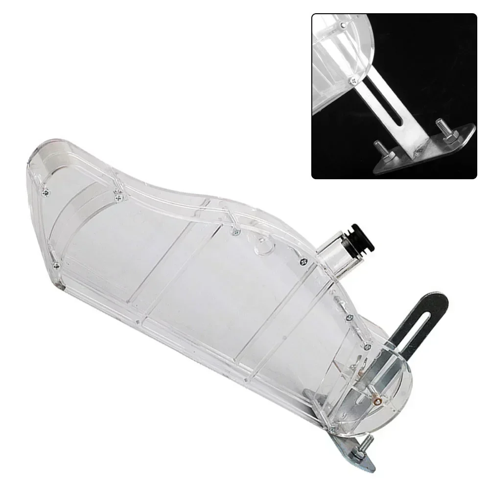 

Anti Dust Cover Transparent Blade Guard Suitable For Sliding Table Saws Wear-resistant Material Acrylic Metal Construction