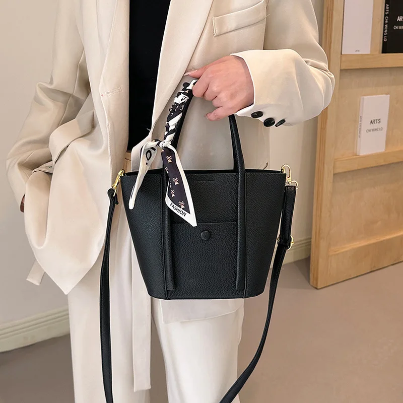 Mode Pendler Tasche für Frauen 2024 neue multifunktion ale Aktentasche Handtasche High-End einfache Umhängetasche