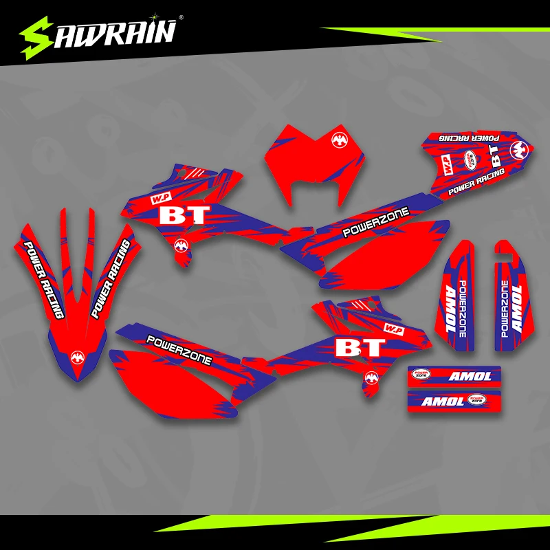 

Sawrain Motorcycle Graphics Backgrounds Decal Stickers Kits for 11-20 BETA RR 03