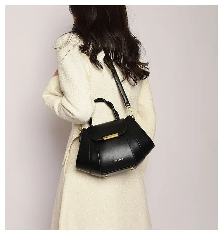 French Exquisite Handbag New Solid Color Fashionable Versatile High-end Texture Single Shoulder Diagonal Cross Bag