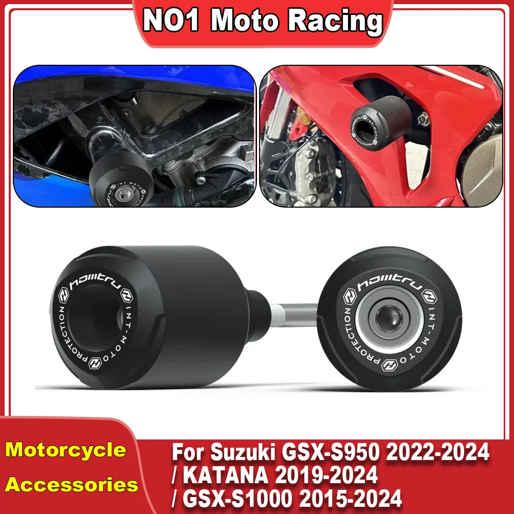 

Для Suzuki GSX-S950 2022-2024/K KATANA 2019-2024/GSX-S1000 GSX-S1000Z GSX-S1000Y 2015-2024 слайдер рамы мотоцикла Crash Prote