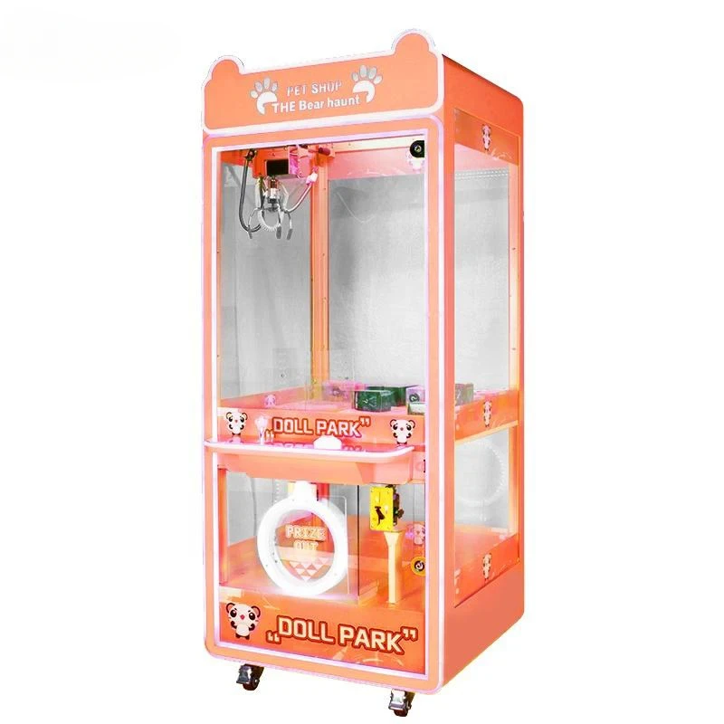 Custom Wholesale Claw Machine For Adult Classic Claw Crane Machine Crazy Toy 2 Crane With Bill Acceptor