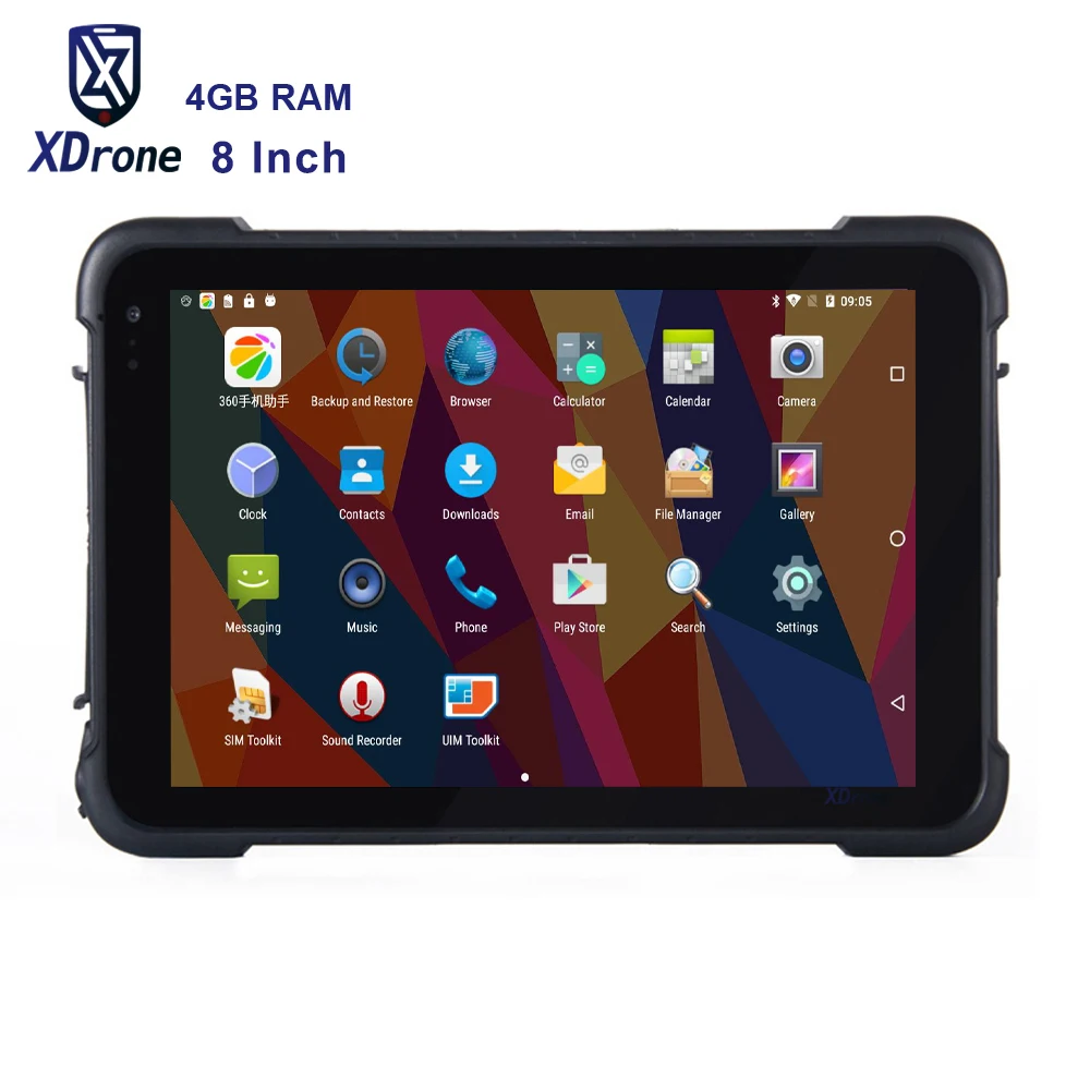 2022 Nguyên Bản G86 Chống Nước Android 9.0 IP67 Chắc Chắc Máy Tính Bảng Phablet 8 "Qualcomm MSM8953 RAM 4GB 64GB ROM NFC GMS 2D Máy Quét