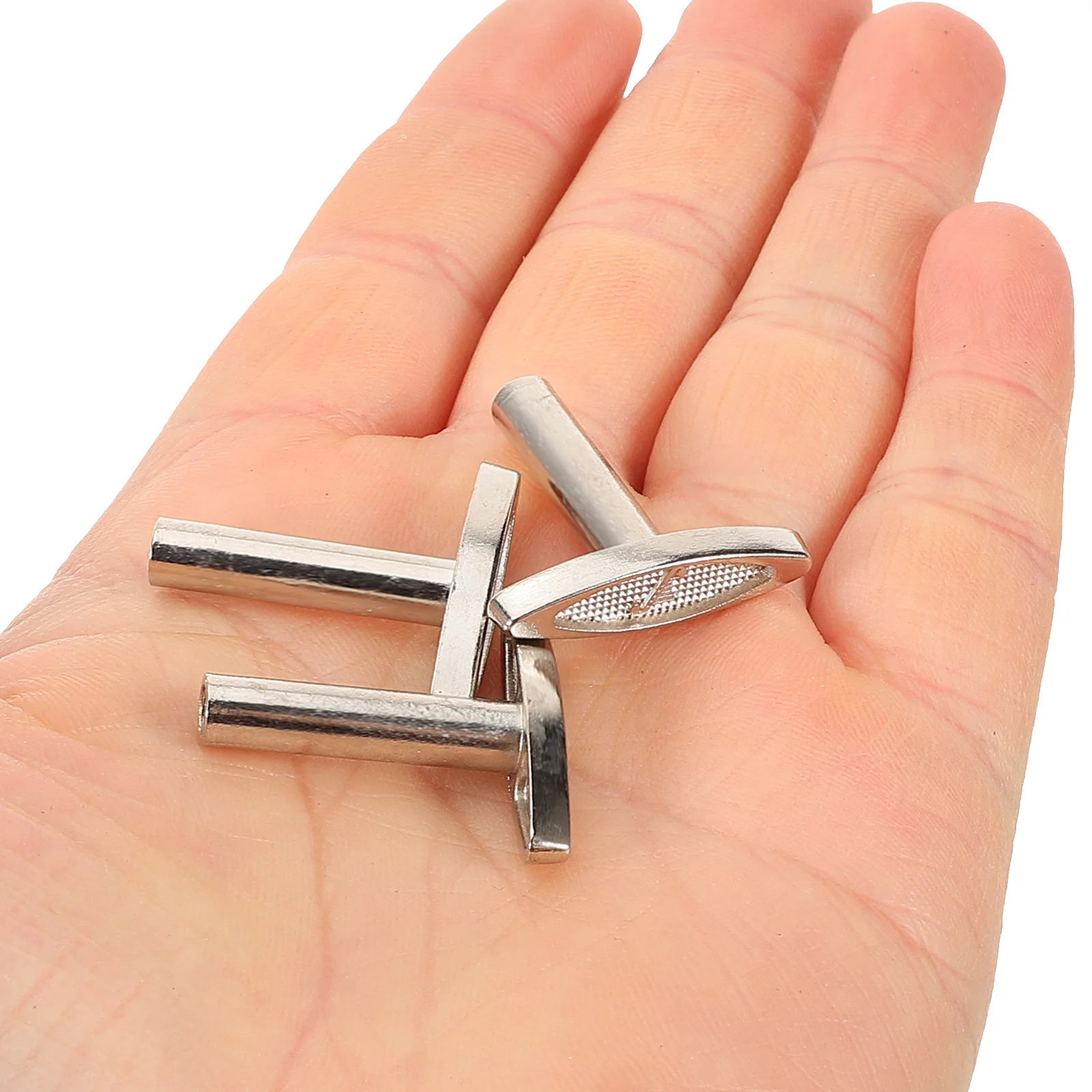 

6pcs Metal Winder Iron Bar Replacement Winding For Windup Jewelry Compact Clock Repair Tool Diy Parts Accessories Music
