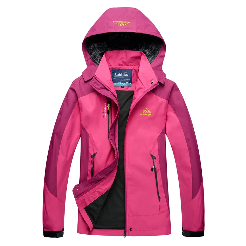 TRVLWEGO Female Windbreaker Outdoor Jacket Travel Women Water Resistant Climbing Camping Hiking Coat Trekking Fishing Clothes