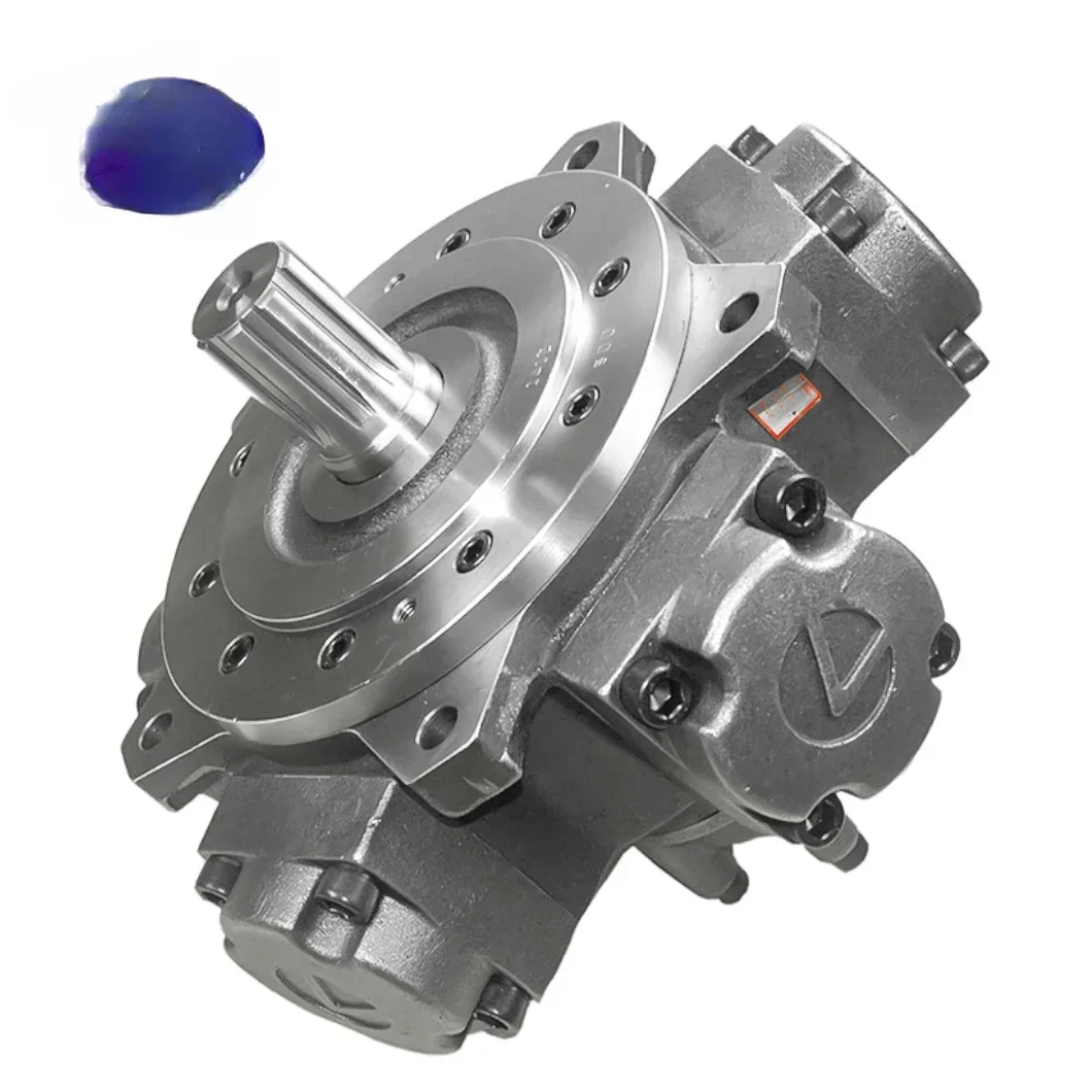 High-torque NHM8 Series NHM8-700 NHM8-1000 Intermot Five Star Radial Piston Hydraulic Motor for Injection Molding Machine