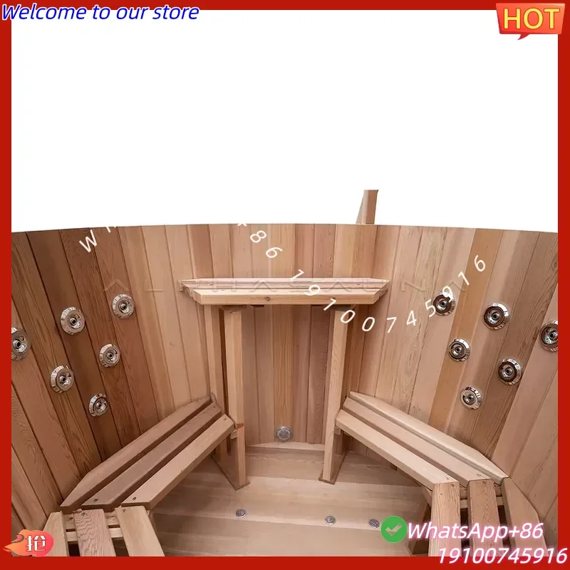 2026Hot Sauna Suppliers Sell Portable Hot Tub Cedar Traditional Bath Tub