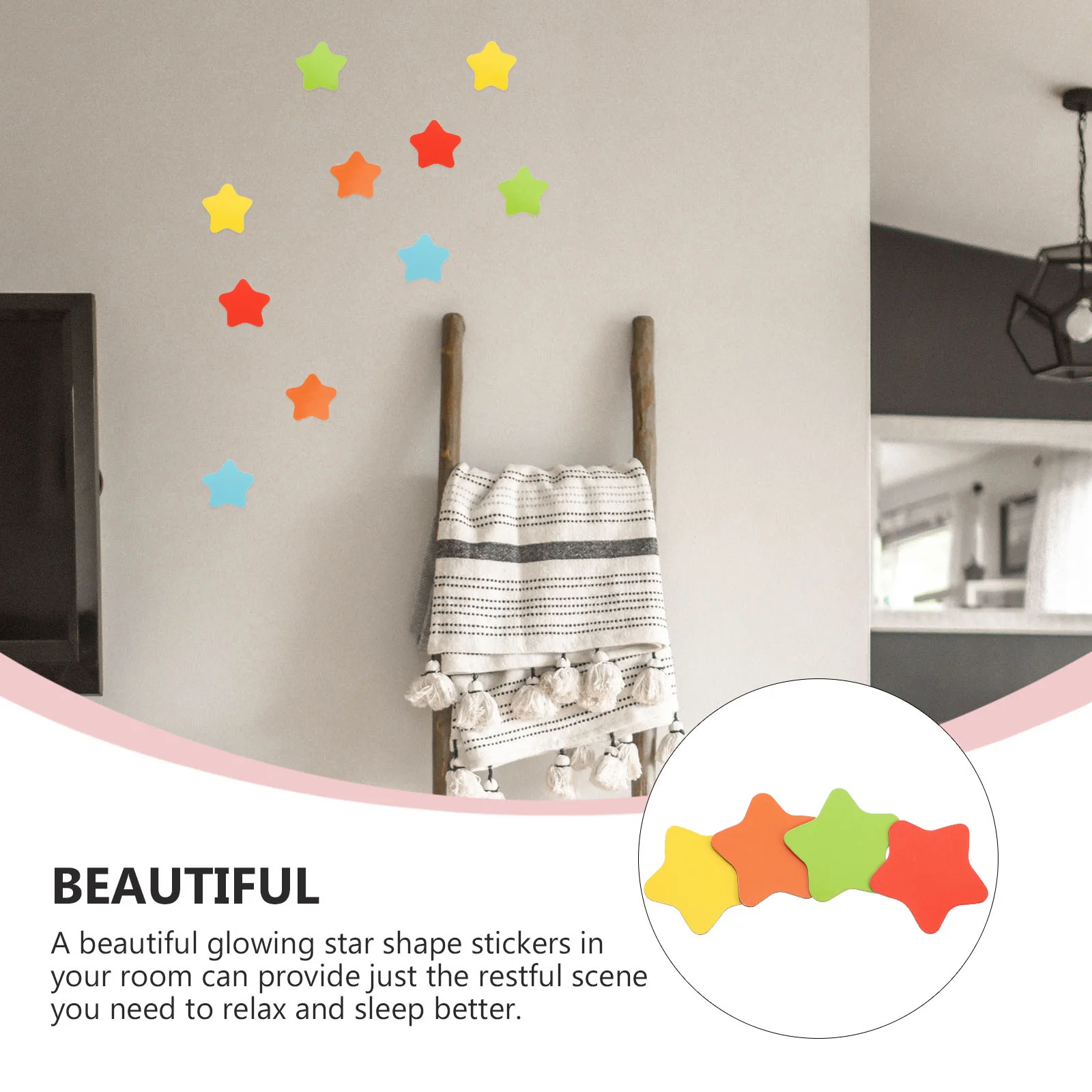 

100Pcs Star-Shaped Durable Blackboard Magnets Magnetic Stickers for Fridge Locker Cabinet DIY Decorative Kitchen Home