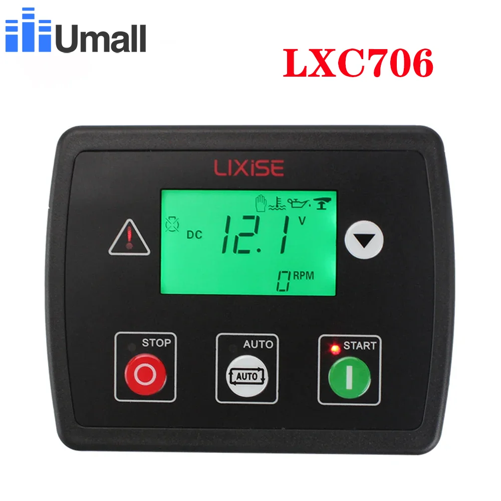 

LXC706 LIXiSE Generator Control Pannel Controller Auto Start Stop Dc Module Completely Replaced Deepsea DSE 702 Controller