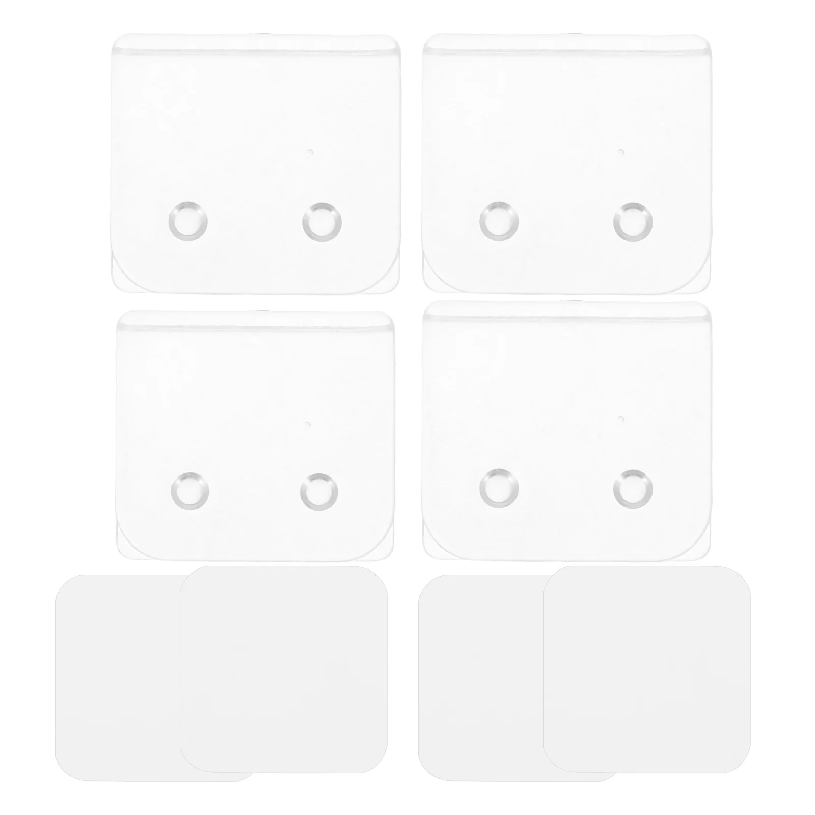 

4 Pcs Curtain Holder Plastic Clips for Bath Shower Curtains Edge Fixing Without Drilling Wall Mount Accessories