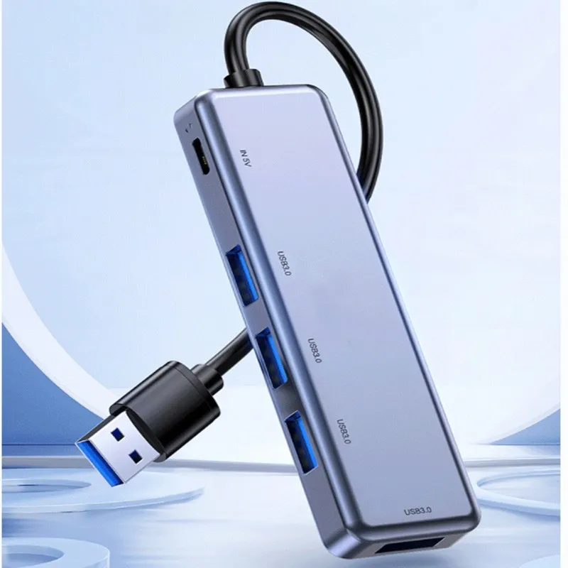 USB HUB Splitter 5-in-1 USB Hub 1-in-4 HUB 3.0 Laptop Brain