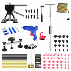 PDR Tool Car Paintless Kit Dent Puller Lifter Repair Removal Hail Tabs Glue Gun Remover for Car Dent Repair Kit