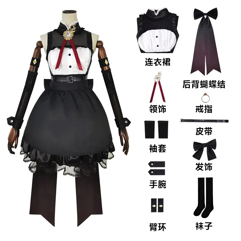 Anime Akemi Homura Kaname Madoka Miki Sayaka Cosplay Costume Wig Black Dress Halloween Costumes Sakura Kyouko Tomoe Mami