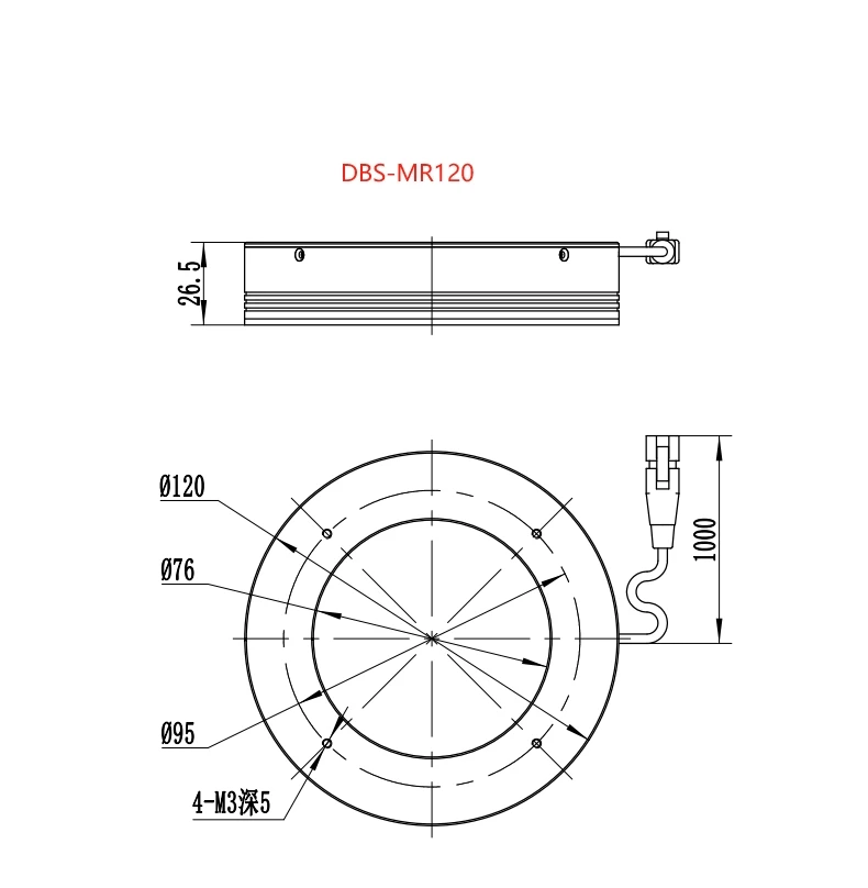RUS LED lamp appearance defect detection light source diffuse ring light source Machine Vision light source