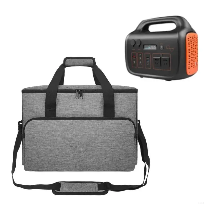 حقيبة منظم محطة الطاقة الخارجية قماش مقوى مقاوم للغبار للسفر 0XXB #2