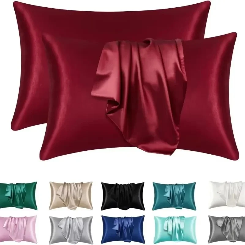 1/3pcs  Natural Mulberry Silk Pillowcase Hair/Skin Protection,Anti-Frizz & Wrinkle-Resistant Hypoallergenic