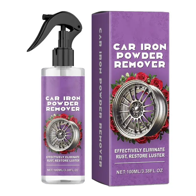 

Iron Remover Vehicle Rust Remover Cleaner Polishing and Cleaning Wheel Rust Remover Car Iron Cleaner Spray for SUV RV Sedan