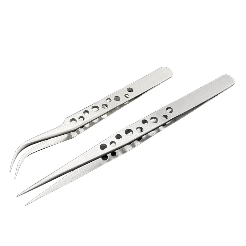 Gerade Spitze Präzision Edelstahl Pinzette Handy Reparatur Hand Werkzeug Dropship