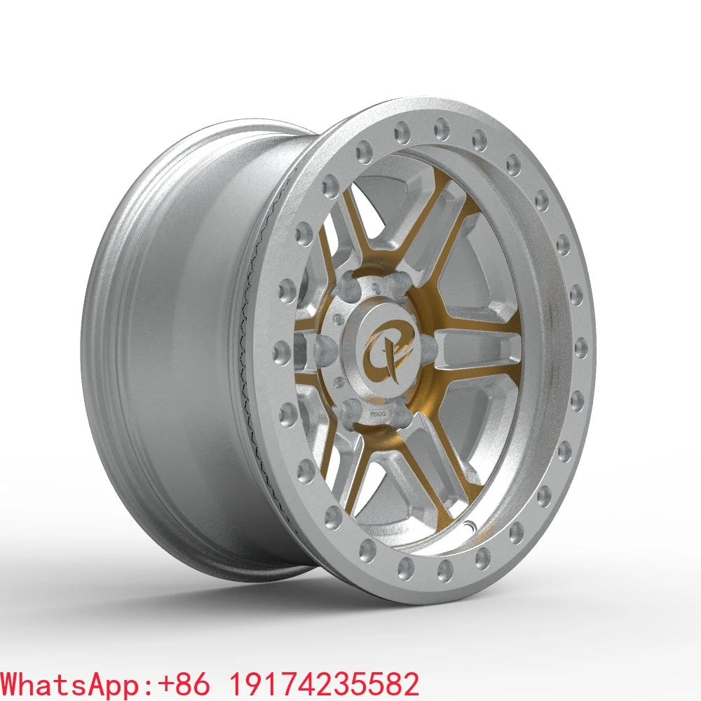 

[4X4 Wheel]16 17 Inch Off-road Wheel Custom 6 Hole Bead Lock Forged Wheel
