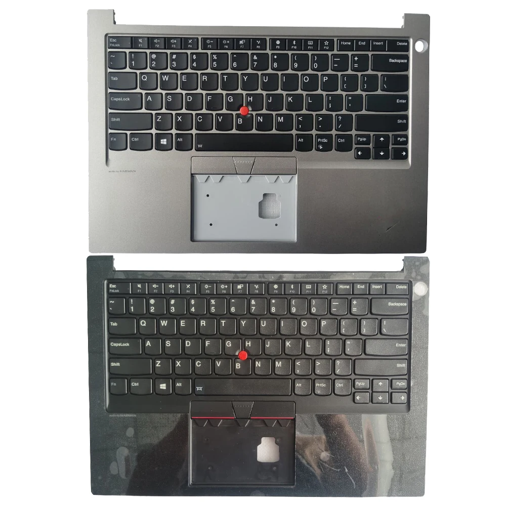 

New Backlit US Keyboard For Lenovo Thinkpad E14 Gen1 With Palmrest Upper Case C Cover With Backlight