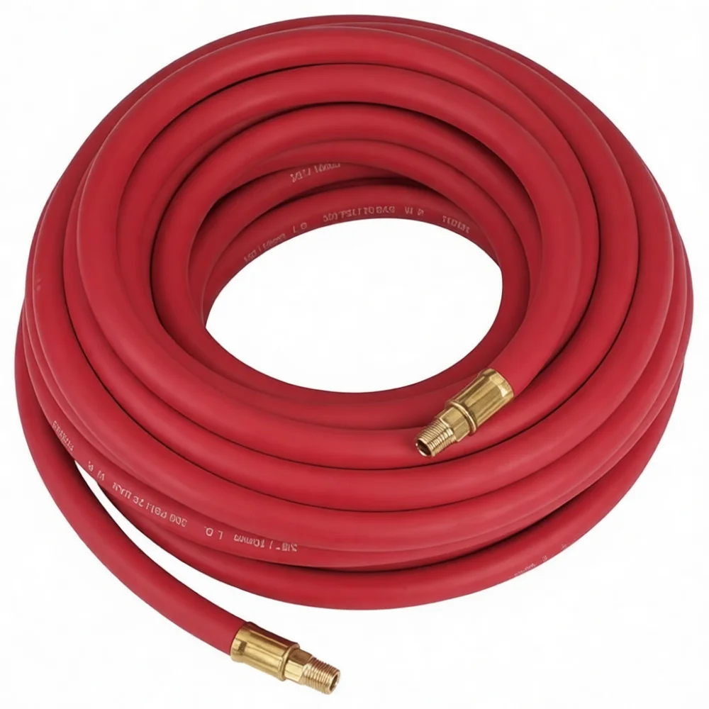 Fabric Reinforced Rubber Air Hose High Pressure Pneumatic Pipe Wear Resistant Industrial Compressor Coupling Hose