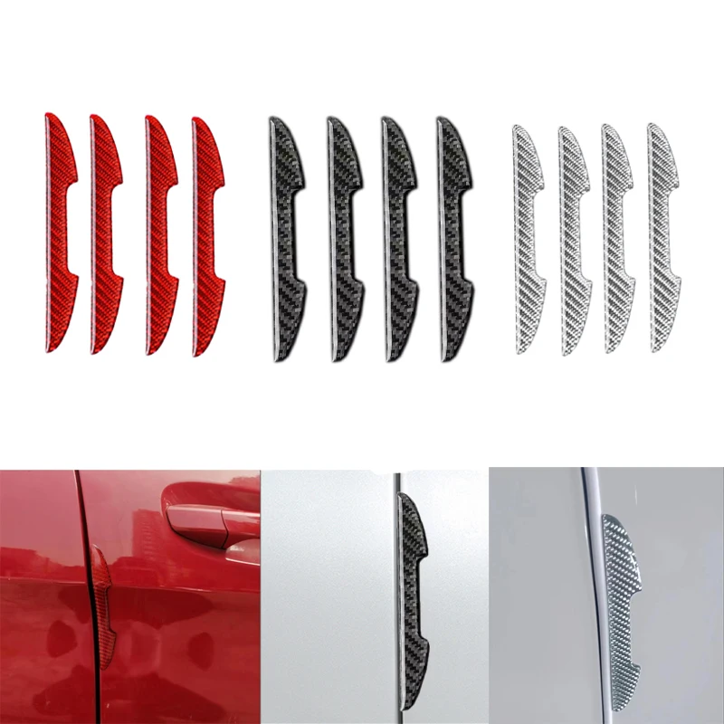 

Car Door Edge Guards Cover Anti-collision Scratch Protector Auto Bumper Bar Stickers Rear View Mirror Cover Protection Strips