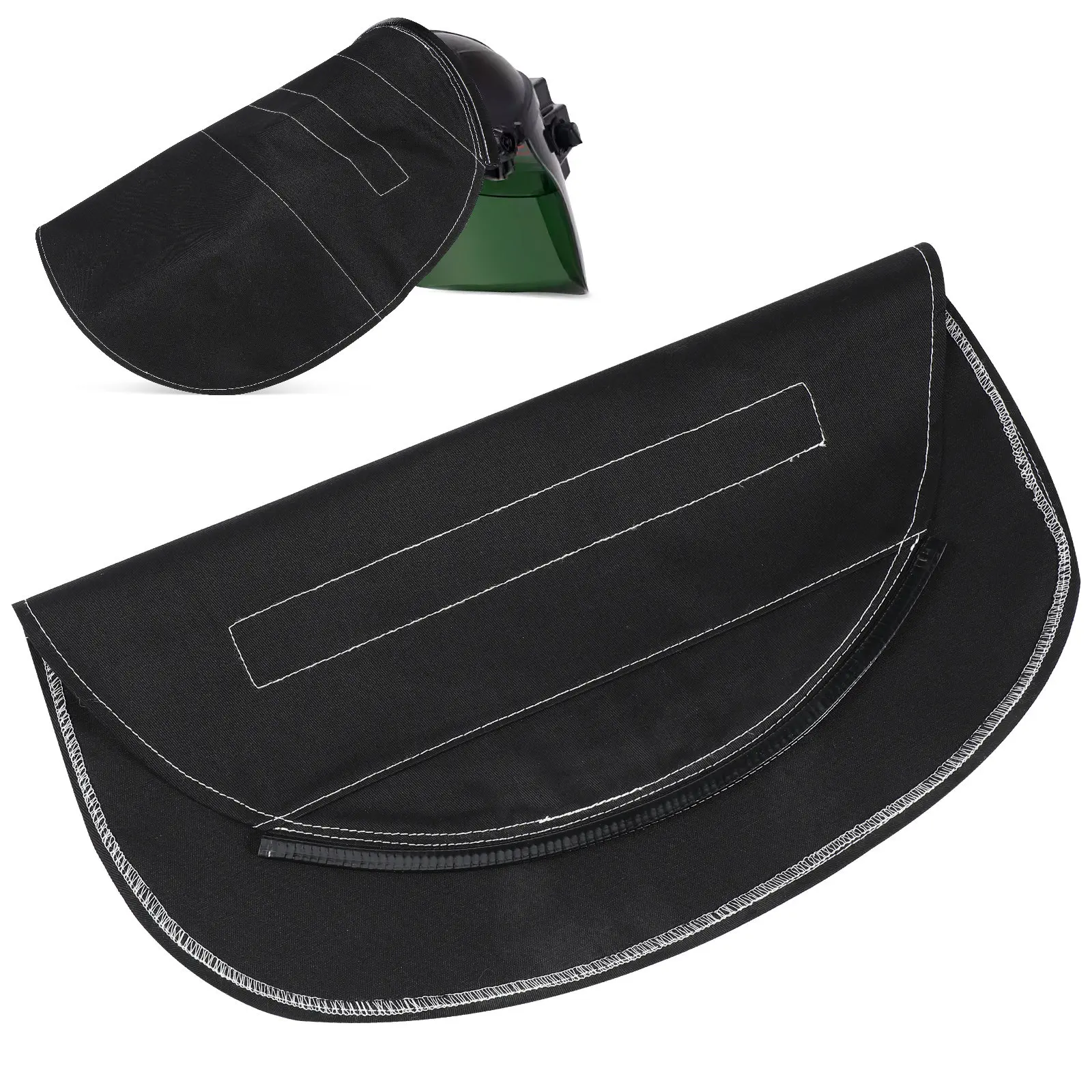 

Welding Extended Hood Rear Cover Neck Protection Guard Universal Design Easy Install No Tools Required Heavy Duty Welding