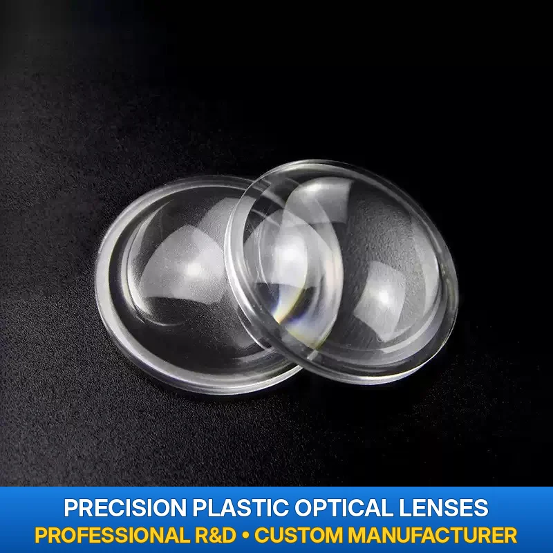 20-66mm PMMA Convex Lens for Zoom LED Flashlight, Bicycle Light, Headlamp and Lantern Replacement Optical Lens