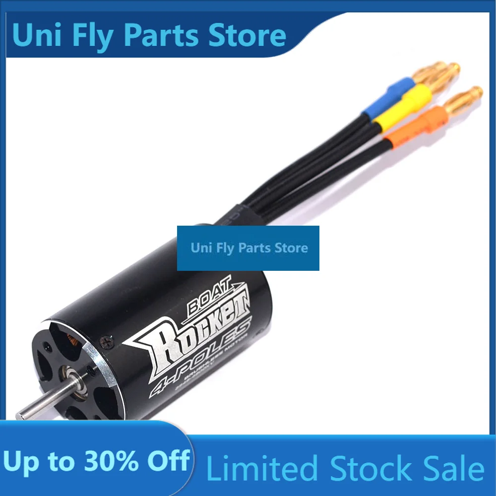 UniFlyRocket 2948 3450KV 4800KV 4 Poles Brushless Waterproof Motor W/29-S For Traxxas Blast Feilun FT011 600-800mm RC Boat Acces