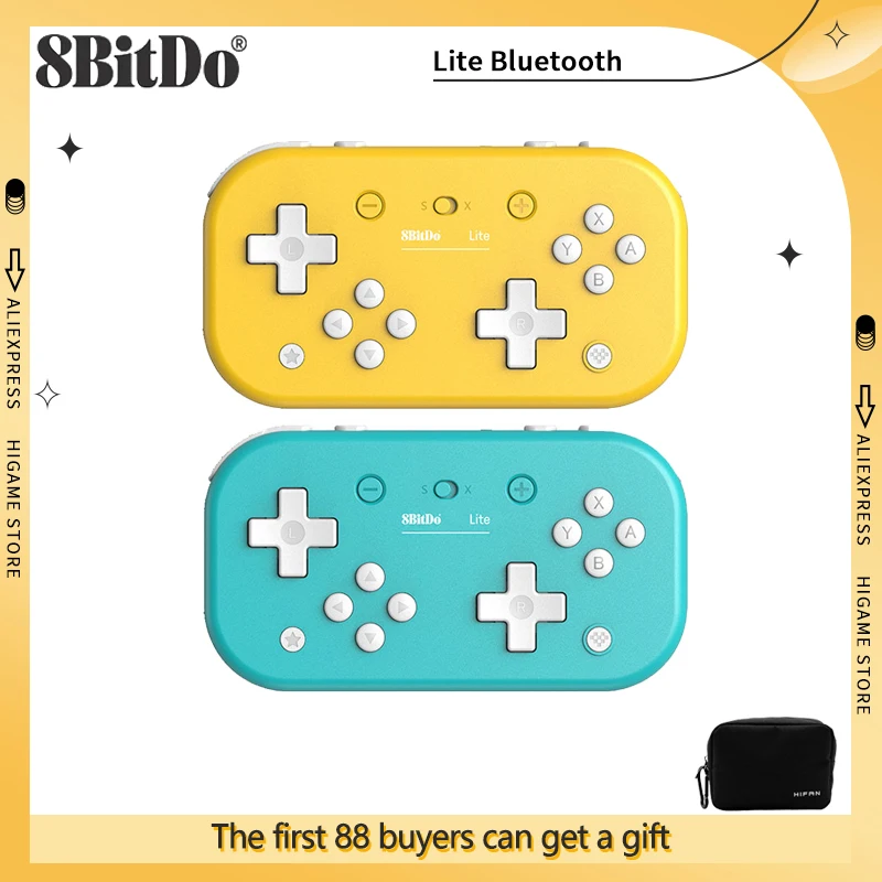 

Беспроводной Bluetooth-контроллер 8bitdo Lite для Nintendo Switch Lite/Switch Oled Raspberry Pi