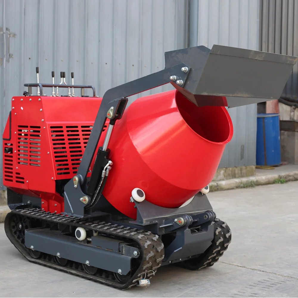 Ce Epa Mini Diesel Micro Concrete Mixer Machine Self-Loading Crawler with Core Engine and Motor Small Track Dumper at Price