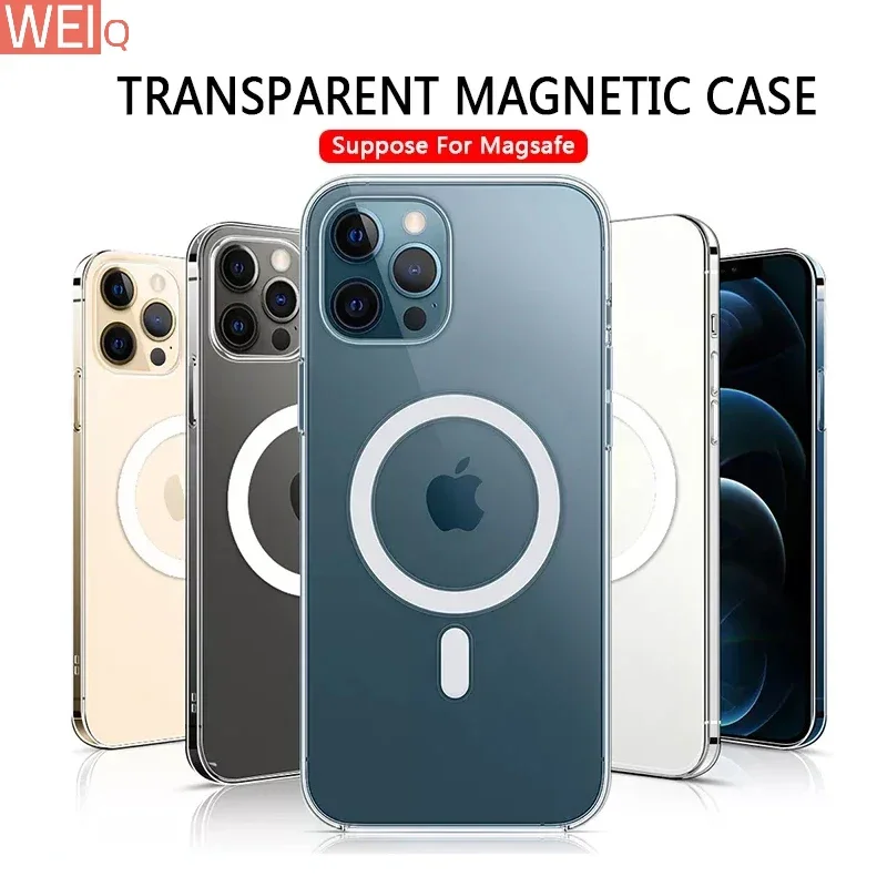 

Ударопрочный Магнитный чехол для iPhone 14 11 13 12 Pro Max 14 Plus 13 12 Mini XS Max XR X 8 7 Plus