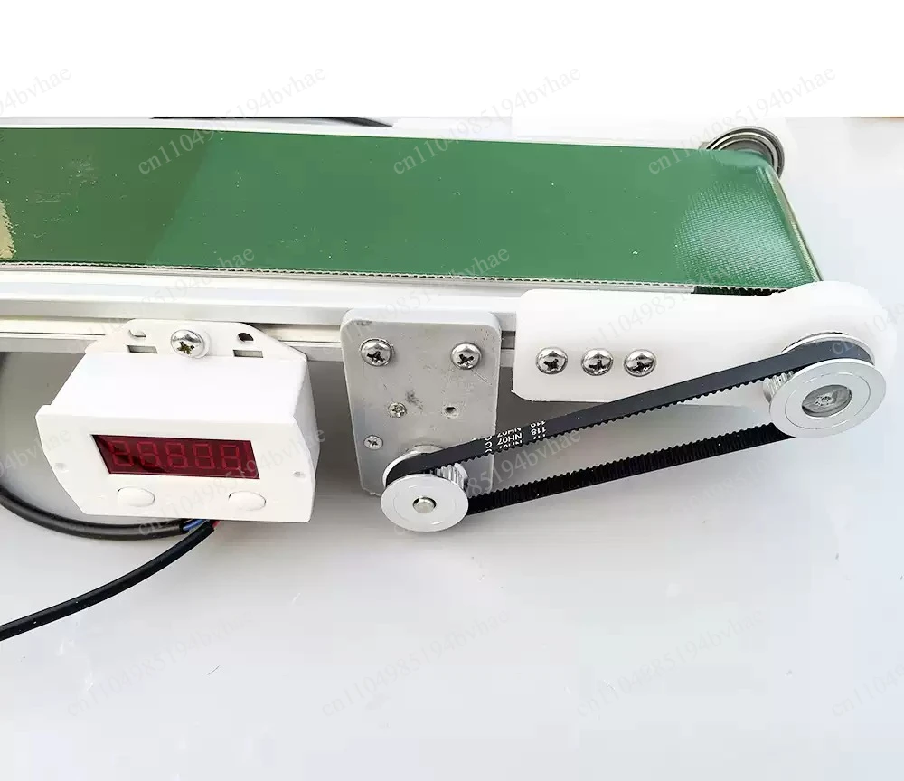 Small Desktop Conveyor Belt With Photoelectric Counter Mini Production Line Conveyor Auto Frictional Force Experiment Device