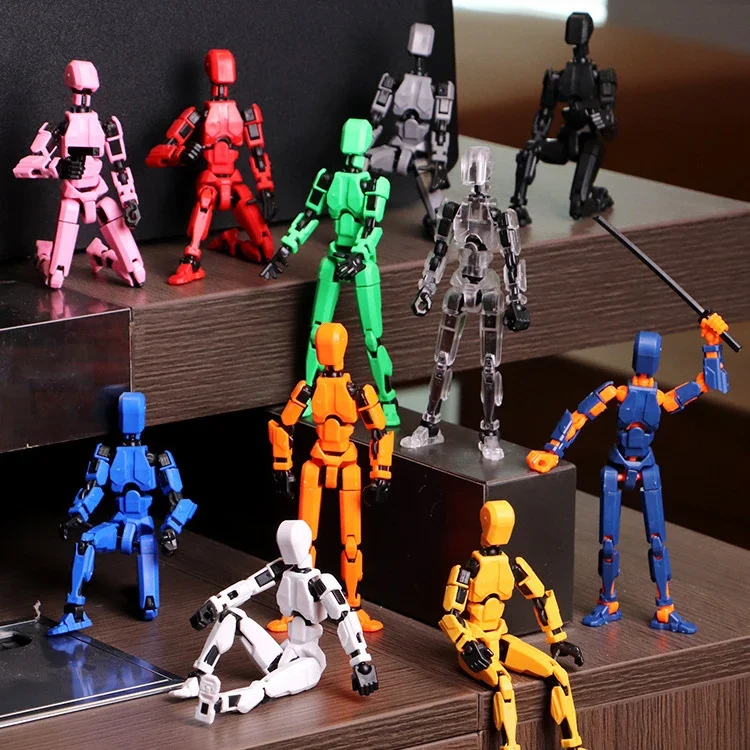 Multi-Articular Action Figures Mannequin อุปกรณ์เสริมหลาย 3D พิมพ์ DIY โต๊ะของเล่นเด็กวันคริสต์มาสของขวัญ