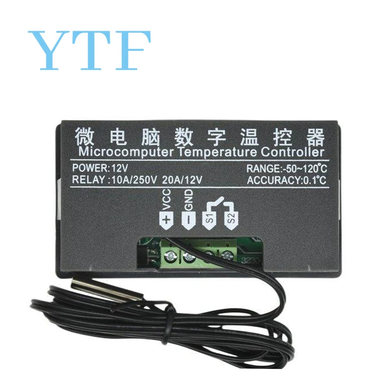 W3230 Mini Digital Temperature Controller 12V 24V 220V Thermostat Regulator Heating Cooling Control Thermoregulator With Sensor