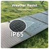 Powerwin-折りたたみ式ソーラーパネル充電器,pws110,18v,110w,etfe,24% 効率,電圧レギュレーター,高速qc出力,rv 4
