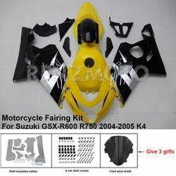 Conjunto de carenado para motocicleta SUZUKI GSXR 600 750 04-05 K4 K5 R/Z S4GC09, Kit de decoración de carrocería, placa protectora de plástico, accesorios de carcasa