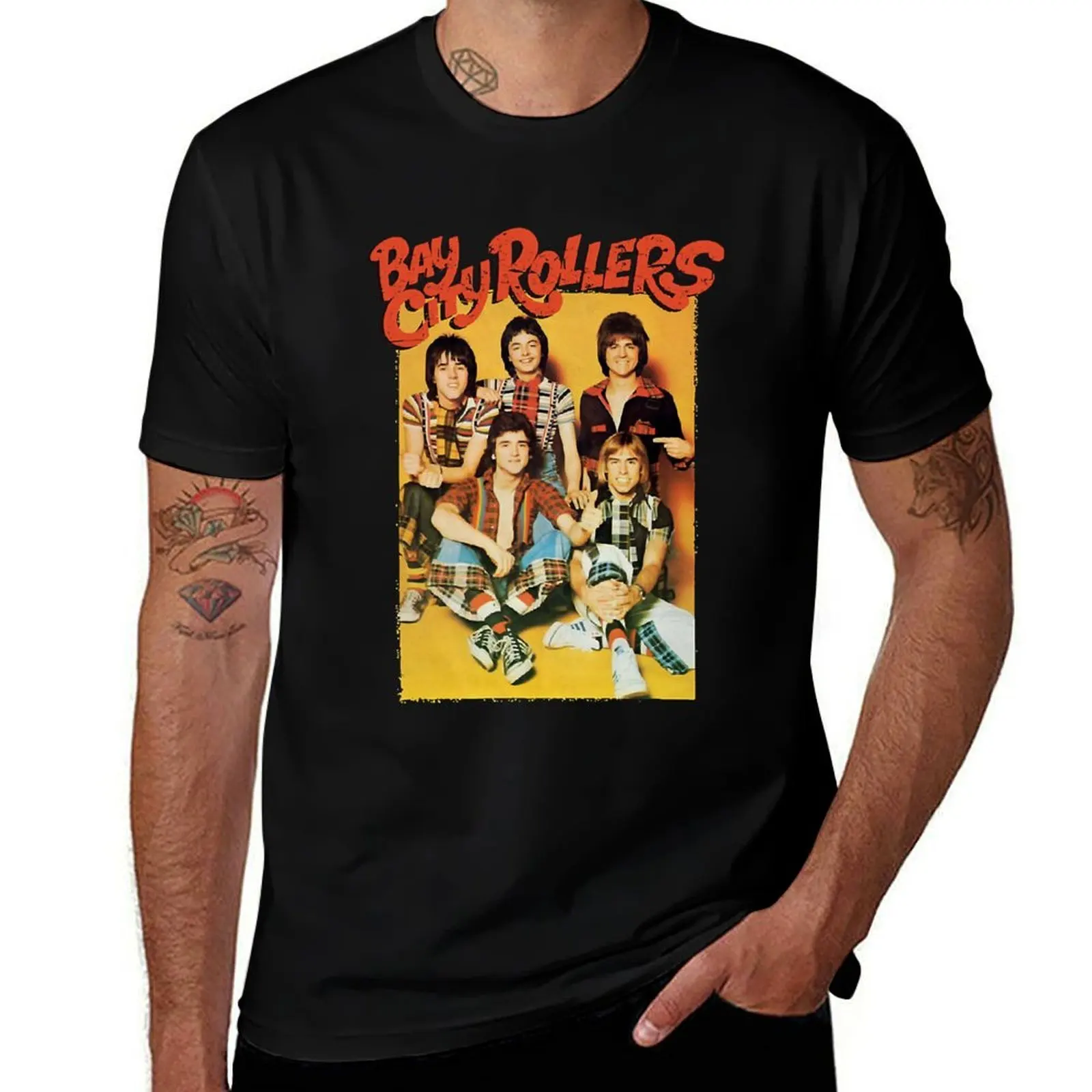 

Bay City Rollers T-Shirt summer tops summer 2025 man t shirt mens t shirts