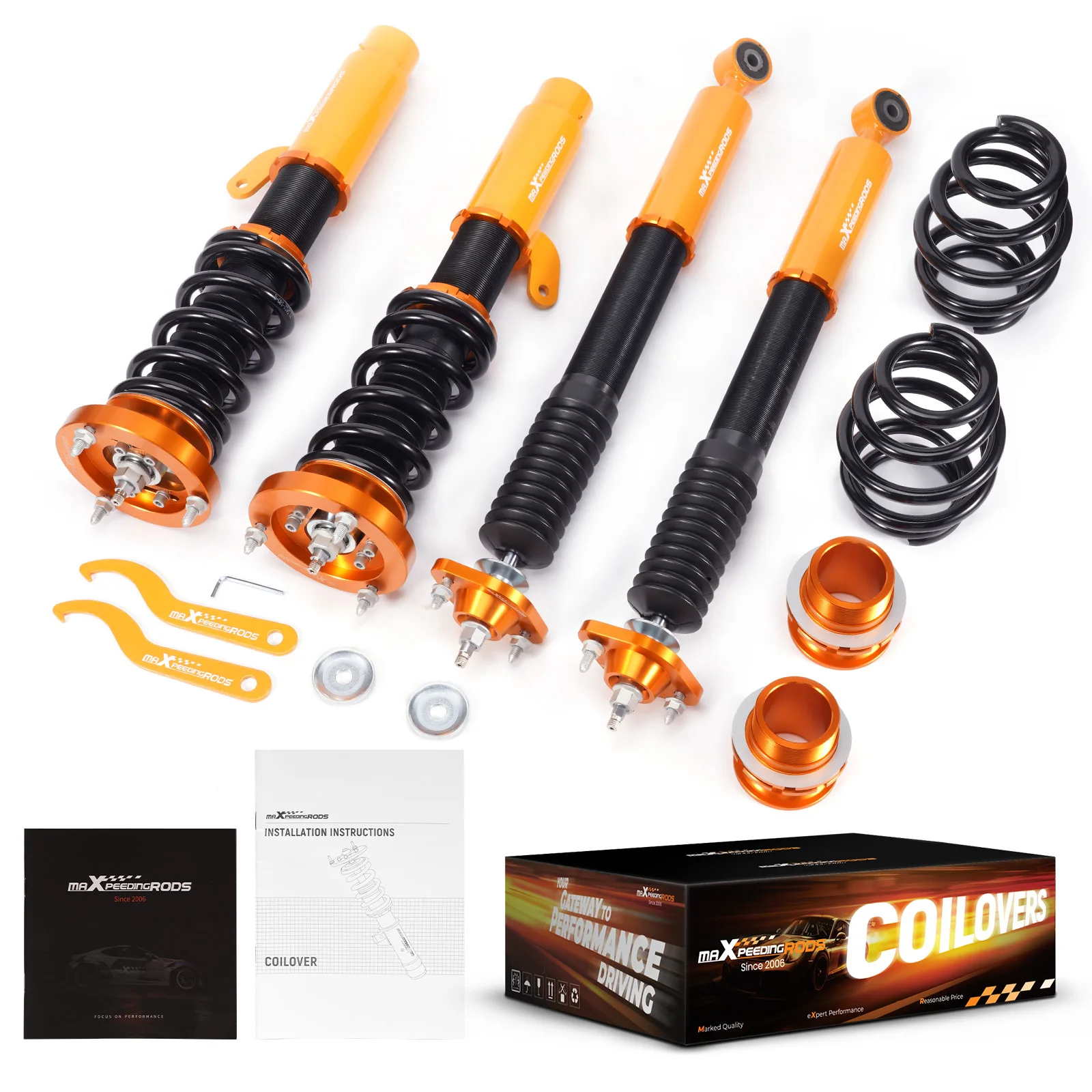 Twee-buis schroefveerophangingset voor BMW E46 318i 320i 325i 330i alle modellen