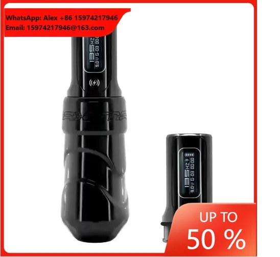 2025 New Factory Direct FK Iron SR-TM019 Wireless Battery Tattoo Pen Machine Gun With Display Screen For Permanent Makeup