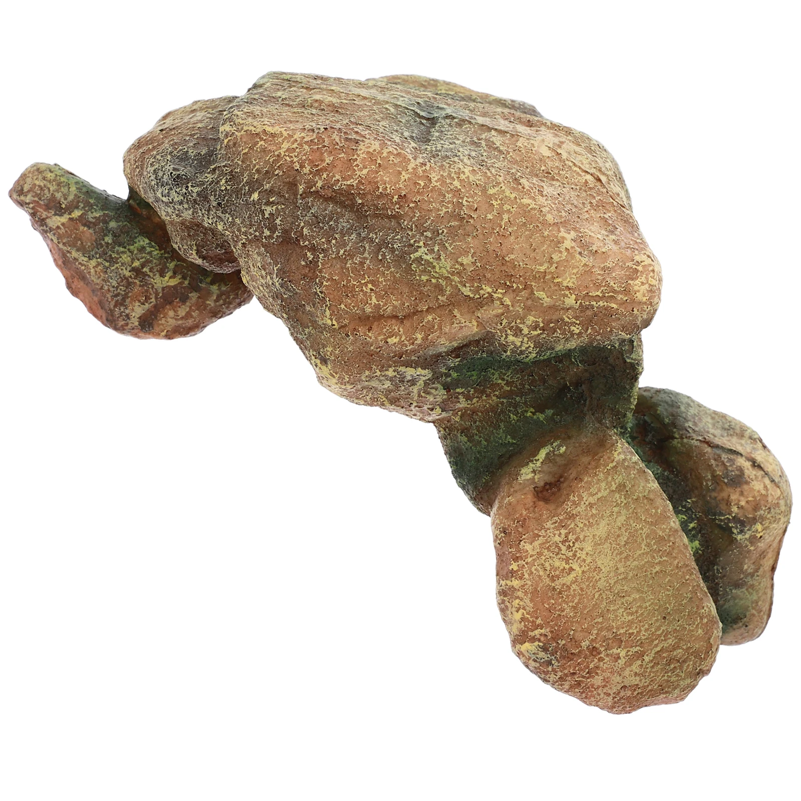 

Simulated Rockery Decoration Resin Rocks Aquarium Rock Decor Betta Fish Toys Snake Hide Small Hiding Rock Reptile Cave Safe