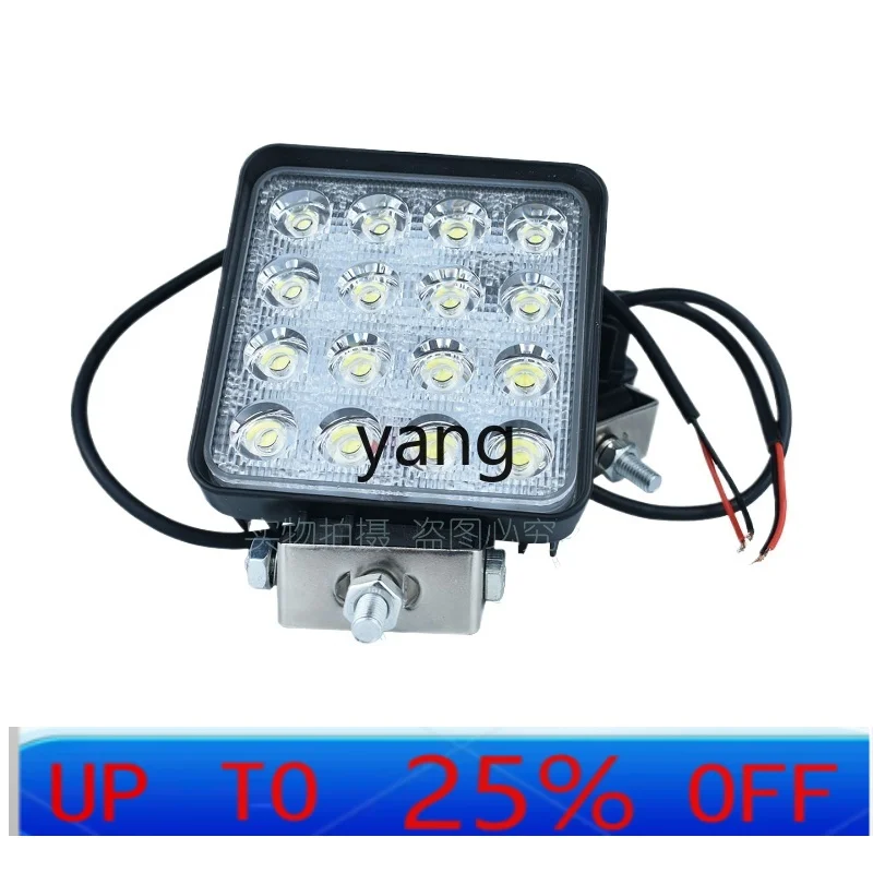 CX forklift led super bright headlight work light bright headlight 16 beads white 12V-48V universal