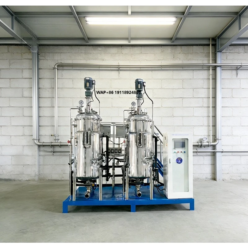 Industrial Scale Bioreactor 50L to 5000L for Bacterial Fermentation With CIP System and Custom Design Options for Factories