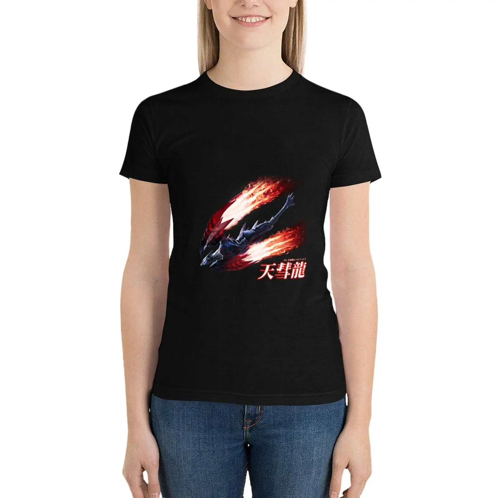 

Crimson Glow Valstrax "Crimson Brightest Star" T-Shirt anime clothes summer tops summer top T-shirts for Women