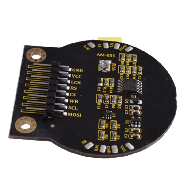 

1 шт. 2,2-дюймовый цветной ЖК-дисплей Tft 128X128 точечный матричный экран, как показано на рисунке, круглый TFT многофункциональный модуль ЖК-дисплея