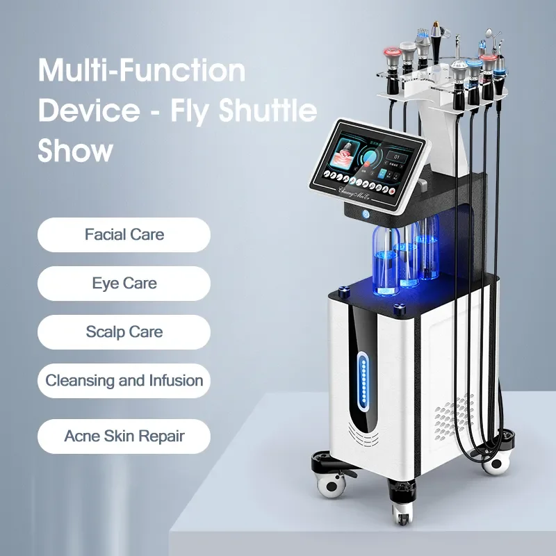 11 in 1 hydr-a Facial Machine Pure Water Oxygen Ultrasound Hydro-dermabrasion Oxygen Jet Facial Machine for SPA Salon