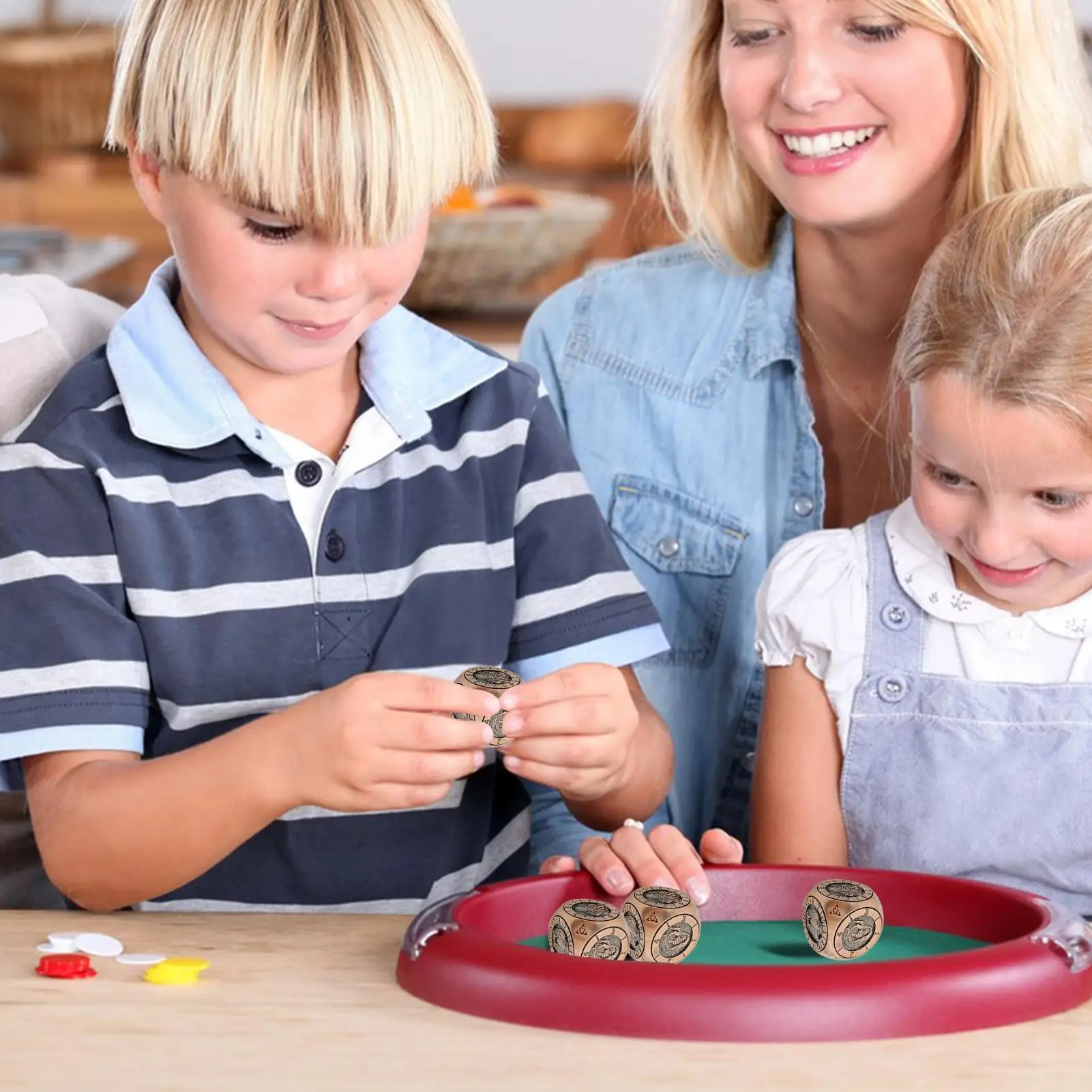 

Спиннер для игральных костей, многогранный металлический спиннер, набор кубиков с магнитной коробкой, портативные принадлежности для сбора для соревнований, развлечений